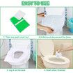 Toilet Seat Covers Disposable, 50pcs Flushable Travel Disposable Toilet Seat Covers for Men Women Kids Potty Training