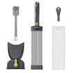 Fresh Meat Slicer Cleaver Knife,Stainless Steel Kitchen Knife Set With Sharpener,Meat Cutter For Pork Chicken Beef Jerky, Thickness Adjustable