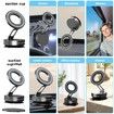 Vacuum Magnetic Phone Holder Suction Magnetic 360 Degree Adjustable Car Phone Holder,Cell Phone Holders with Adhesive Paper(Black)