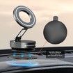 Vacuum Magnetic Phone Holder Suction Magnetic 360 Degree Adjustable Car Phone Holder,Cell Phone Holders with Adhesive Paper(Black)