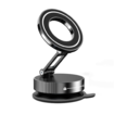 Vacuum Magnetic Phone Holder Suction Magnetic 360 Degree Adjustable Car Phone Holder,Cell Phone Holders with Adhesive Paper(Black)