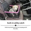 Grey Pet Single Car Mat Dog & Cat Safety Seat Backseat Bed, Anti-Dirty & Waterproof Perfect for Travel