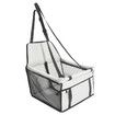 Grey Pet Single Car Mat Dog & Cat Safety Seat Backseat Bed, Anti-Dirty & Waterproof Perfect for Travel