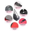 Grey Pet Single Car Mat Dog & Cat Safety Seat Backseat Bed, Anti-Dirty & Waterproof Perfect for Travel
