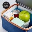 4packs Xl Slim Water Fill Reusable Coolers Quick Freeze Space Saving for Summer Cold Lunch Boxes Ice Packs