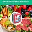 4packs Xl Slim Water Fill Reusable Coolers Quick Freeze Space Saving for Summer Cold Lunch Boxes Ice Packs