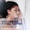 Sleep Headphones Earbuds for Side Sleepers,Comfortable Noise Blocking,Bluetooth 5.3 Wireless Headphones for Sleeping,Running,Driving,Hiking- Purple