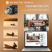 Video Camera Camcorder,QHD 2.7K Camcorder 50MP 16X Digital Video Camera,2.8In 270 Degree Rotation Screen Vlogging Camera with 32GB Card and Two Batteries