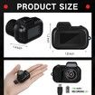 Mini Keychain Camera 1080p Small Retro Portable Photo Video Camera 100 Mins Battery Life Micro Video Camcorder for Travel Study Recording 128GB