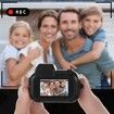 Mini Keychain Camera 1080p Small Retro Portable Photo Video Camera 100 Mins Battery Life Micro Video Camcorder for Travel Study Recording 64GB