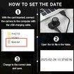 Mini Keychain Camera 1080p Small Retro Portable Photo Video Camera 100 Mins Battery Life Micro Video Camcorder for Travel Study Recording 64GB