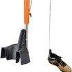 57.5cm Shoe Horn Long Handle for Seniors, Extended Foot Shoe Funnel, Shoe Assist Device for Sneakers, Soft Shoes