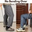 57.5cm Shoe Horn Long Handle for Seniors, Extended Foot Shoe Funnel, Shoe Assist Device for Sneakers, Soft Shoes