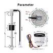 250mm Marine Boat Fuel Sending Unit Tank Level Sender Sensor 240-33ohms AU+Black 52MM gauge