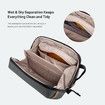 Travel Toiletry Bag,Hanging Compact Pouch,Waterproof Dopp Kit, Shaving Bag Makeup Bag Organizer (Green)