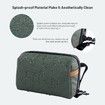 Travel Toiletry Bag,Hanging Compact Pouch,Waterproof Dopp Kit, Shaving Bag Makeup Bag Organizer (Green)