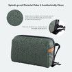 Travel Toiletry Bag,Hanging Compact Pouch,Waterproof Dopp Kit, Shaving Bag Makeup Bag Organizer (Black)