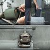 Travel Toiletry Bag,Hanging Compact Pouch,Waterproof Dopp Kit, Shaving Bag Makeup Bag Organizer (Black)