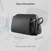 Travel Toiletry Bag,Hanging Compact Pouch,Waterproof Dopp Kit, Shaving Bag Makeup Bag Organizer (Black)