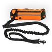 Running Waist Bag with Reflective Dog Walking Leash for Night Jogging with Leash for Outdoor Activities, Orange