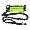 Running Waist Bag with Reflective Dog Walking Leash for Night Jogging with Leash for Outdoor Activities, Green