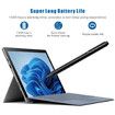 Stylus Pen for Surface Pro 11/10/ 9/8/X/7+/6/5/4/3/Surface 3, Surface Go 3/2/1, Surface Laptop/Studio/Book 4/3/2/1 with Palm Rejection, Black