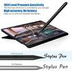 Stylus Pen for Surface Pro 11/10/ 9/8/X/7+/6/5/4/3/Surface 3, Surface Go 3/2/1, Surface Laptop/Studio/Book 4/3/2/1 with Palm Rejection, Black