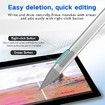 Slim Pen 2 for Microsoft Surface with 4096 Pressure, Eraser and Right Click, Palm Rejection, Graphite Nib, for Surface Pro 11, 10, 9, 8, 7, 6, 5, Silver