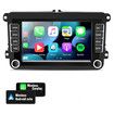 Android Car Stereo for VW Volkswagen Seat Golf Passat Jetta Beetle Tiguan Touran EOS 7 inch Double Din Touchscreen Bluetooth Radio with Apple Android