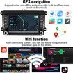 Android Car Stereo for VW Volkswagen Seat Golf Passat Jetta Beetle Tiguan Touran EOS 7 inch Double Din Touchscreen Bluetooth Radio with Apple Android