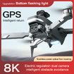 8K HD Dual Camera Drone GPS 5G WIFI Obstacle Avoidance FPV Quadcopter With 2 batteries