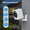 3MP WiFi Surveillance Camera Night Vision PIR Color Motion Detection Child Pets with 32G Memory Card