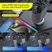 Super Quick Car Charger 120W Type C Car Accessories Adapter iPhone 16 LIGHTING Charger Fast Charging Travel Essentials Road Trip Essentials iPhone 15