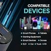 Super Quick Car Charger 120W Type C Car Accessories Adapter iPhone 16 LIGHTING Charger Fast Charging Travel Essentials Road Trip Essentials iPhone 15
