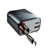 Car Quick Charger PD69W Type C Car Accessories Adapter iPhone 16 LIGHTING Charger Fast Charging Travel Essentials  Road Trip Essentials iPhone 15 14 13 12