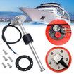 225mm 240-33ohms Fuel Level Sensor Sender+White 52mm Fuel Level Gauge for Boat Car Truck ATV