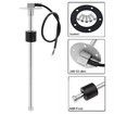 225mm 240-33ohms Fuel Level Sensor Sender+White 52mm Fuel Level Gauge for Boat Car Truck ATV