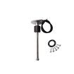 225mm 240-33ohms Fuel Level Sensor Sender+White 52mm Fuel Level Gauge for Boat Car Truck ATV