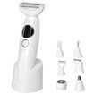 5in1 Body Shaver Facial Epilator IPX7 Waterproof Facial Hair Remover Electric Razor for Women USB Recharge Dock LED Display