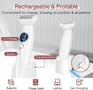 5in1 Body Shaver Facial Epilator IPX7 Waterproof Facial Hair Remover Electric Razor for Women USB Recharge Dock LED Display