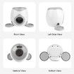 Orange Double Hole Dog Food Reward Machine Interactive Training Toy Intelligent Automatic Feeder for Pets