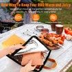 BBQ Blanket for Resting Meat 15 Inch Large Bag,Reusable Insulated Brisket Resting Blanket,Wide Mouth Design Barbecue Blanket Fit Large Meat