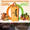 BBQ Blanket for Resting Meat 15 Inch Large Bag,Reusable Insulated Brisket Resting Blanket,Wide Mouth Design Barbecue Blanket Fit Large Meat