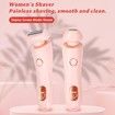 Timmer for Women Electric Razors for Women 2in1 Pubic Hair Trimmer IPX7 Waterproof Wet Dry Use Personal Trimmer Electric Shaver(Pink)