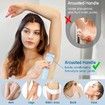 Timmer for Women Electric Razors for Women 2in1 Pubic Hair Trimmer IPX7 Waterproof Wet Dry Use Personal Trimmer Electric Shaver(Blue)