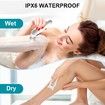 5in1 Hair Removal for Face Chin Arm Leg Armpit Bikini Trimmer IPX6 Waterproof USB Rechargeable Lady Shaver 2 Speeds 5 Cutter Heads