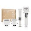 5in1 Hair Removal for Face Chin Arm Leg Armpit Bikini Trimmer IPX6 Waterproof USB Rechargeable Lady Shaver 2 Speeds 5 Cutter Heads