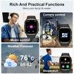 Smart Watch for Men Fitness Tracker Make/Answer Call Running Waterproof Smartwatch Android Phones iPhone Samsung Compatible Rate Monitor(Black)