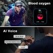Smart Watch for Men Fitness Tracker Make/Answer Call Running Waterproof Smartwatch Android Phones iPhone Samsung Compatible Rate Monitor(Black)