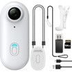 64GB FHD 1080P Mini Body Camera,Wearable Action Body Cam,Thumb Size Hands Free Recording Body Worn Camera,Premium Portable Camcorder (White)
